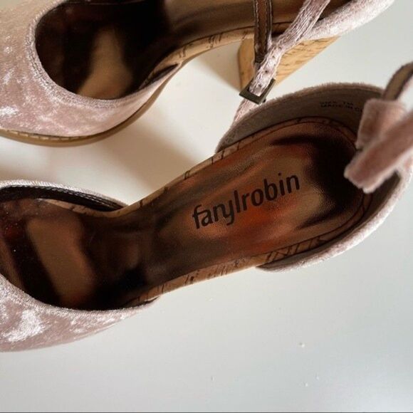 NWOT Crushed Velvet Shoes by Anthropologie Farylrobin size 7 - Picture 3 of 7
